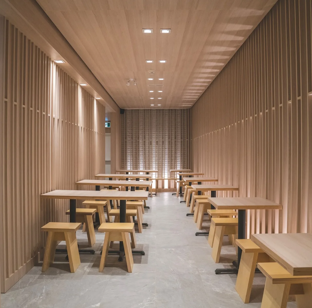 Exemple d’aménagement en bois d’érable